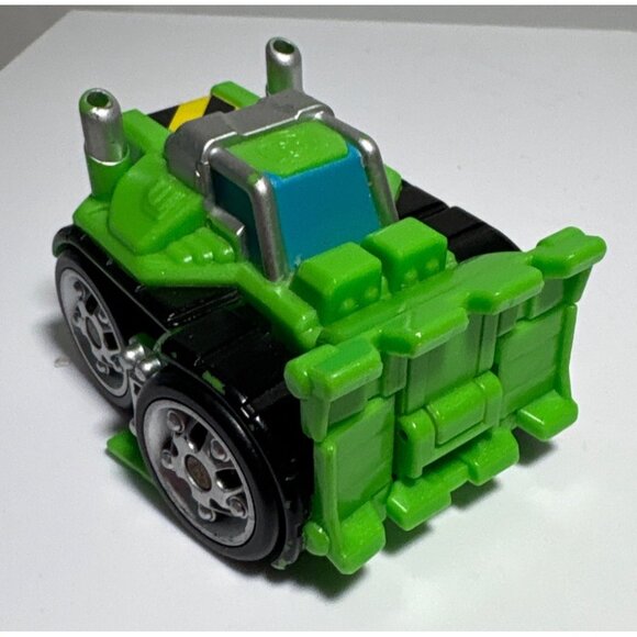 Transformer Rescue Bot Flip Racers Race Cars Bulldozer Mini Playskool - Picture 6 of 11